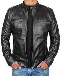 Mens Leather Jacket Black Biker Outfit 1100124 Dodge Https Www Amazon Com Dp B07 Black Leather Jacket Men Leather Jacket Men Brown Leather Jacket Men