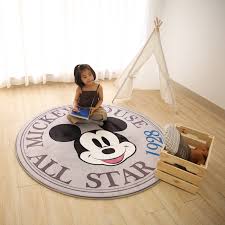 Kids carpet disney cars street rug play carpet. Disney Grau Mickey Maus Teppich Kinder Kinder Krabbeln Matte Schlafzimmer Dekor Runde Teppich Innen Speicher Baumwolle Langsam Rebound Matte Geschenk Rug Aliexpress