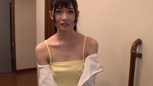 Cute Japanese teen turns guy on with her hard nipples