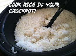 How To Cook Rice In The Crockpot How To Cook Rice Crockpot Dishes Food