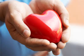 Image result for red heart in two hands