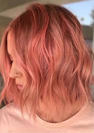 Peach Hair Hottest Hair Color In Spring And Summer Styles Art Sac Renkleri Sac Boyasi Sac Stilleri