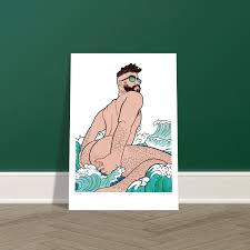 Splat Gay Art Print, Tom of Finland Print, Queer Erotic Art - Etsy