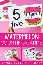 These will also give your preschooler a better understanding of measurements, ratios and other fundamental math concepts. Watermelon Seed Counting Free Summer Preschool Math Activity