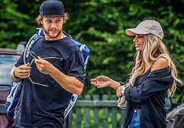 David pastrnak is possibly single at the present time. David Pastrnak Rebecca Credi Wife And Girlfriend Boston Sports Hockey Players