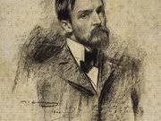 Portrait of Lucien Simon by Ramon Casas