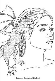 Daenerys Game Of Thrones Coloring Page Colouring Pages Girl Drawing Sketches Colorful Drawings