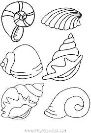 Coloriage Mer Recherche Google Basteln Mit Muscheln Fisch Vorlage Basteln