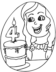 Many years ago there were coloring pages of the train 10 commandments. Birthday Coloring Page A Four Year Old With Her Cake Birthday Coloring Pages Minion Coloring Pages Pirate Coloring Pages