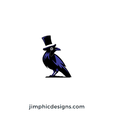 Bird Logo Crow Logo Animation Design Raven Logo