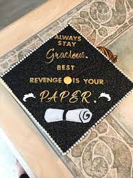 Decorated Graduation Cap With Beyonce Quote College Graduation Cap Decoration Graduation Cap Decoration College Graduation Cap