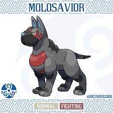 Regno Region on X: Meet Molosavior, the Guardian Pokémon, and the evolved  form of Yippep! A guard dog Pokémon through and through, Molosavior will  remain loyal to the Trainer it bonded with to the very end. They often are  tasked with protecting flocks 