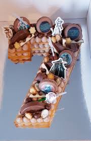 Number Cake 7 Theme Star Wars Decoration Gateau Macaron Chocolat Au Lait