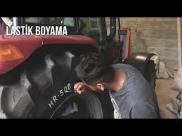 Traktor Lastikleri Nin Yazilarini Boyadim Youtube