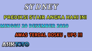 Prediksi Syair Sydney Minggu 20 Desember 2020 Tarikan Angka Sdy Kode Syair Sdy Hari Ini Youtube