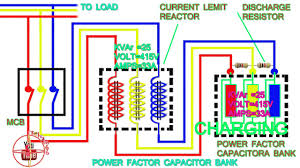 power factor capacitor bank connection diagram how to