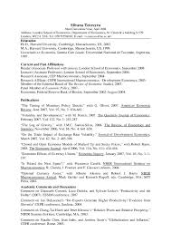 A curriculum vitae is mostly associated with job applications. Pdf Curriculum Vitae Pdf Silvana Tenreyro Academia Edu