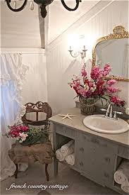 French Country Cottage Bathroom Makeover French Country Bathroom Cottage Bathroom Shabby Chic Bathroom
