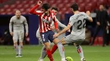 Game log, goals, assists, played minutes, completed passes and shots. Joao Felix Atletico Madrid Alter Position Grosse Gewicht