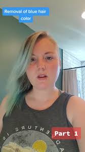 Using Malibu ddl with water to remove blue from my hair and create a gentle  lift. This is part 1, watch part 2 for the result!#malibuddlcolorremover  #masterbarber #cookevilletn