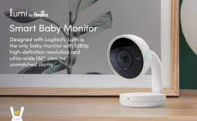 Lumi By Pampers Smart Baby Monitor Hd Video Baby Monitor With Camera And Audio Wifi Night Vision Temperature Humidity Tracking Compatible With The Lumi Smart Sleep System Sold Separately