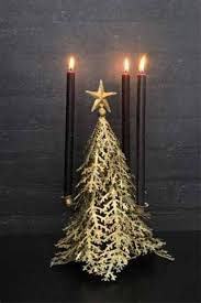 Golden Christmas Tree Candle Holder Http Www Rockettstgeorge Co Uk Golden Christmas T Christmas Tree Candle Holder Christmas Tree Candles Tree Candle Holders