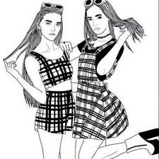 Black And White Best Friends Drawings Pin On Kartinkii