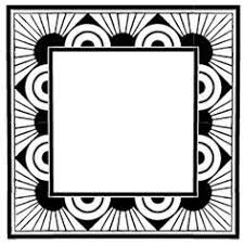 Black And Gold Art Deco Border Running Border Briar Press A Letterpress Community Art Deco Borders Art Deco Pattern Art Deco Decor