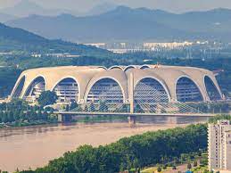 The biggest football stadium in the world is the rungrado may day stadium, which is the national stadium of the north korean football team which holds 150,000. Rungrado May Day Stadium Pyongyang North Korea World S Largest Stadia In North Korea Usa That Can Rival Gujarat S Motera Stadium The Economic Times