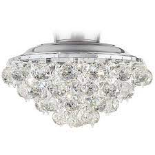 Warehouse of tiffany angel 43 in indoor bronze 5 blade crystal. Crystal Ball Chrome Universal Ceiling Fan Led Light Kit 59f55 Lamps Plus