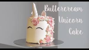 Using the pony shaped cake pan, this cake combines a variety of piping techniques to create a lovely purple mane that pops with purple hues. Buttercream Unicorn Cake Tutorial Youtube