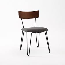 Hairpin Leg Dining Chair Upholstered West Elm Love These Chairs Dining Chairs Brown Dining Chairs Upholstered Chairs