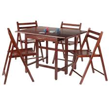 Winsome Wood Taylor 5pc Set Drop Leaf Table W 4 Folding Chairs Check This Awesome Product By Going To The Solid Wood Dining Set Drop Leaf Table Leaf Table
