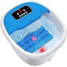 Amazon Com Turejo Foot Spa Massager With Heat Bath Motorized Massage Rollers Pumice Stone Bubbles Infrared Light Pedicur Foot Spa Massage Roller Bath Spa
