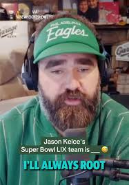 Jason Kelce will be celebrating regardless of who wins Super Bowl LIX 🍾  (via @New Heights) #nfl #nflplayoffs #superbowl #sblix #flyeaglesfly  #chiefskingdom #traviskelce #jasonkelce