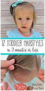 12 Must Have Easy Hairstyles For Your Infant Or Toddler Easy Quick And Adorable Each One Tak Baby Girl Hair Toddler Hairstyles Girl Easy Toddler Hairstyles