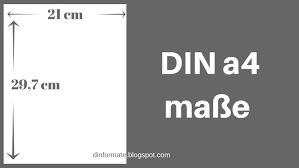 Die din formate sind genormte papierformate, welche immer genau der doppelten bzw. Din A4 Masse Din Formate