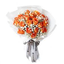 800pixels x 600pixels size : Lovely Orange Hand Bouquets Orange Roses Indonesia