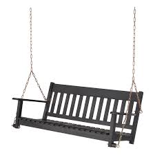 You may need to replace the rope every few years. Better Homes Gardens Delahey Hanging Wood Porch Swing Walmart Com Walmart Com