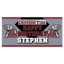 He follows a long, talented list of birmingham area linemen to tuscaloosa which includes daron payne, quinnen williams, d.j. Amazon Com Alabama Crimson Tide College Football Birthday Banner Party Decoration Backdrop Handmade