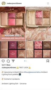 Hourglass ambient lighting edit universe unlocked 2021 palette review. Hourglass Holiday 2021 Collection Yup R Beautyguruchatter