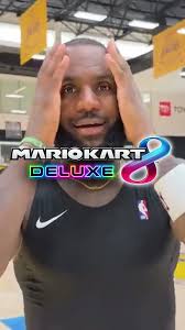 Lebron James Scream if you love Mario Kart 8 Deluxe #shorts