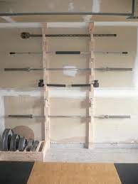Homemade Barbell Rack Diy Home Gym Gym Room At Home At Home Gym