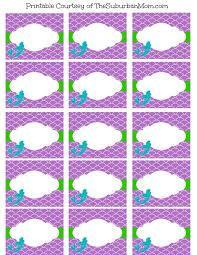 Free Mermaid Party Printables Mermaid Birthday Party Food Mermaid Party Printables Mermaid Party Food Labels