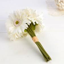 Hi guys am fatima from pakistan :) i was serching photos of gerbera daisy n found this site. Cream Artificial Gerbera Daisy Bouquet Bushes Bouquets Floral Supplies Craft Supplies Factory Direct Craft