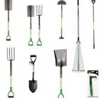 Gardening Tool Set Heavy Duty Carbon Steel Digging Spade Fork Rake Shovel  Edging