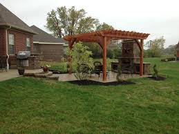 Backyard Concrete Patio Ideas Dayton And Cincinnati Ohio Brick Paver Patios Patio Desig Patio Pavers Design Pergola Outdoor Living Outdoor Pergola