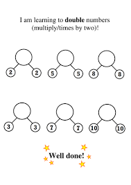 doubling and halving simple and clear worksheets teaching resources