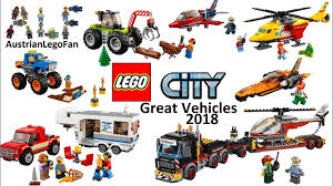 Lego® lego city sets are a great childrens toy. All Lego City Great Vehicles 2018 Lego Speed Build Review Youtube