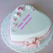 Birthday Cake Heart Shape With Name Editor Write Name On Pink Heart Shaped Love Birthday Cake With Name Edit Online My Lover Name Happy Birthday Cake Images Happy Birthday Cakes Happy Anniversary Cakes